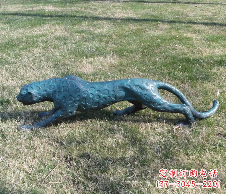 聊城优质铜质金钱豹雕塑