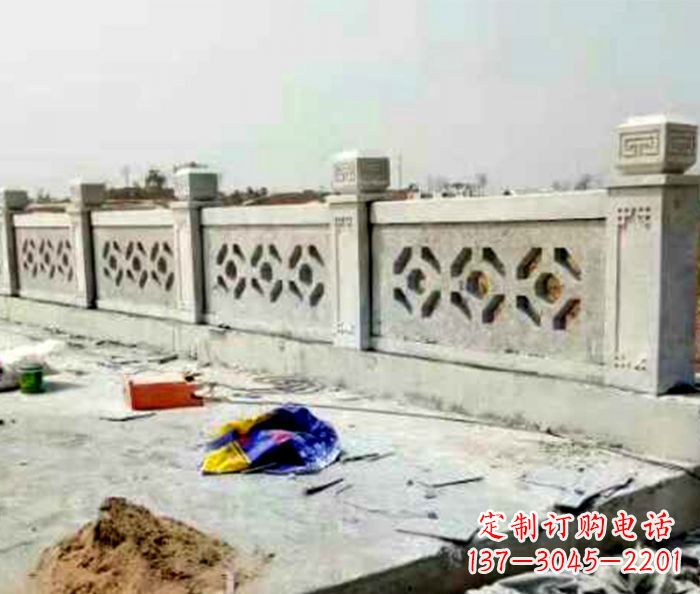 聊城公园大理石栏板石雕