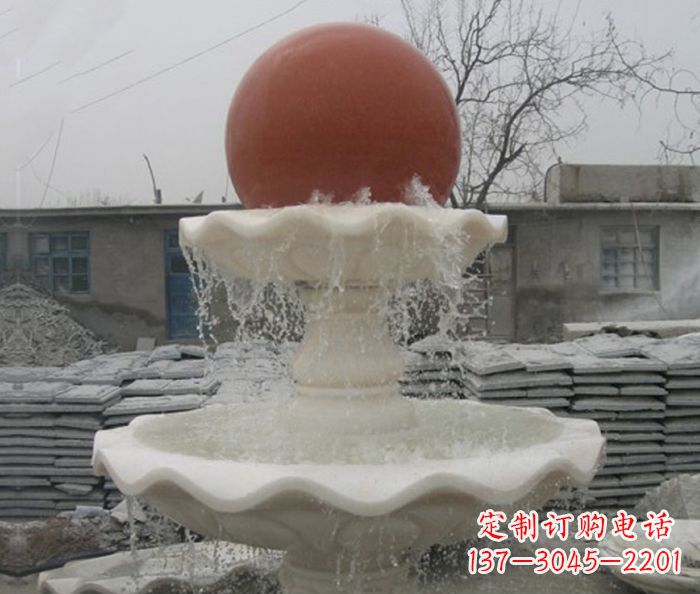 聊城精美风水球石雕