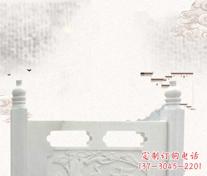 聊城中领雕塑汉白玉石栏板雕塑