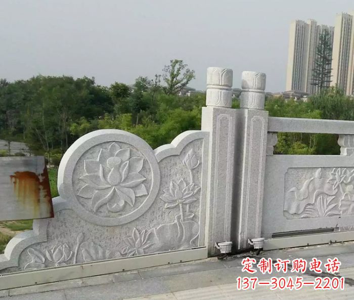 聊城汉白玉石雕栏板