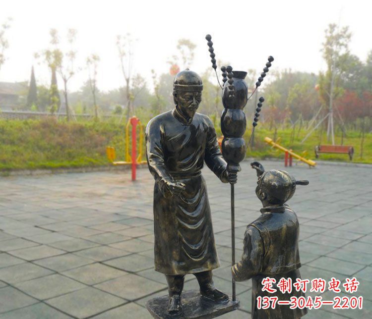 聊城精美仿铜葫芦雕塑