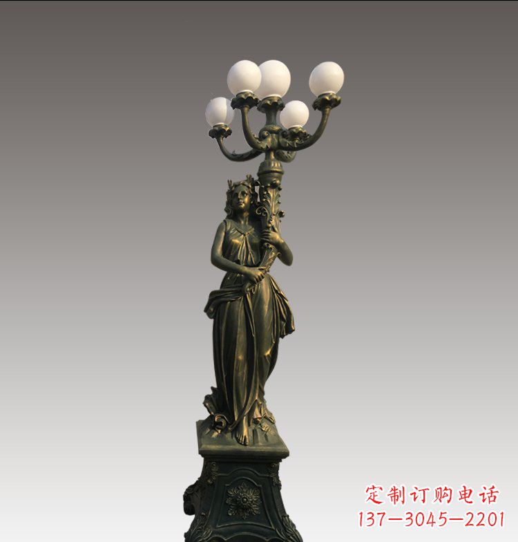 聊城风采依旧的美丽女子雕塑