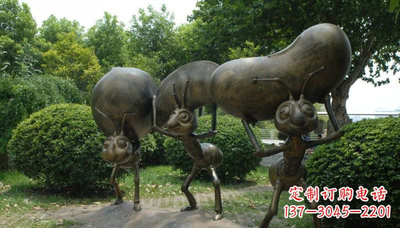聊城精美蚂蚁铜雕塑