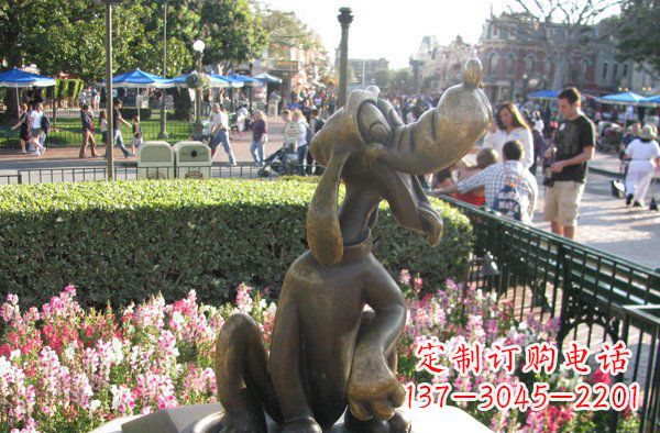 聊城把宠物也带上,铜雕动物雕塑可以用艺术诠释你的心意