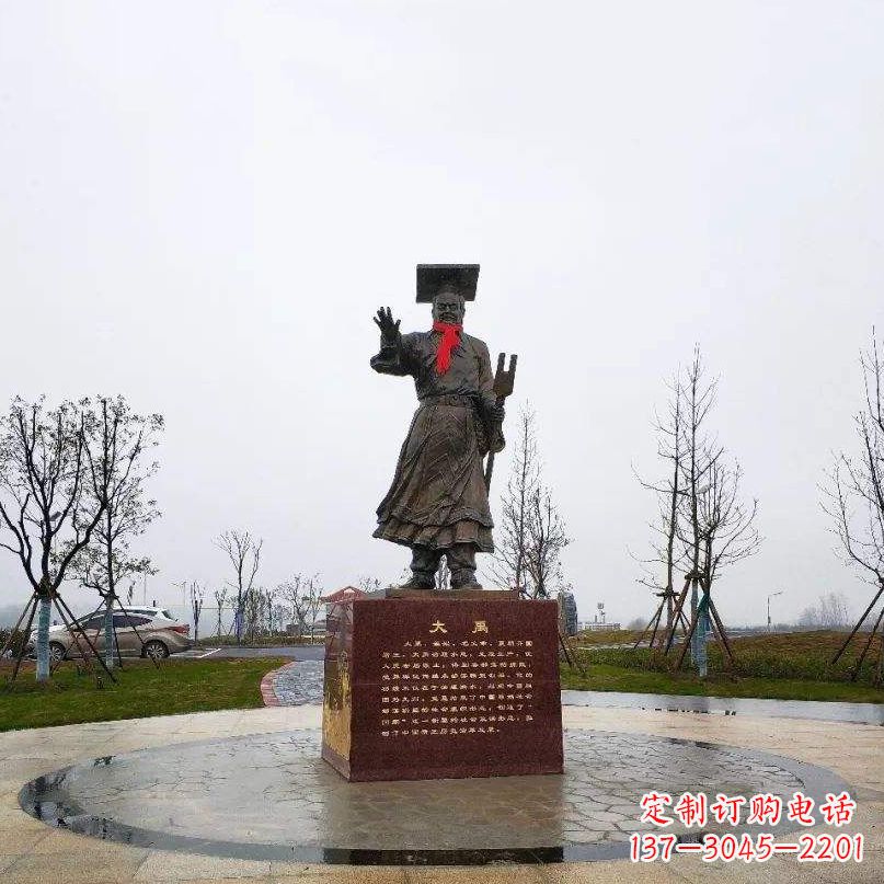 聊城中领雕塑古之名人雕像 尽显传承精神
