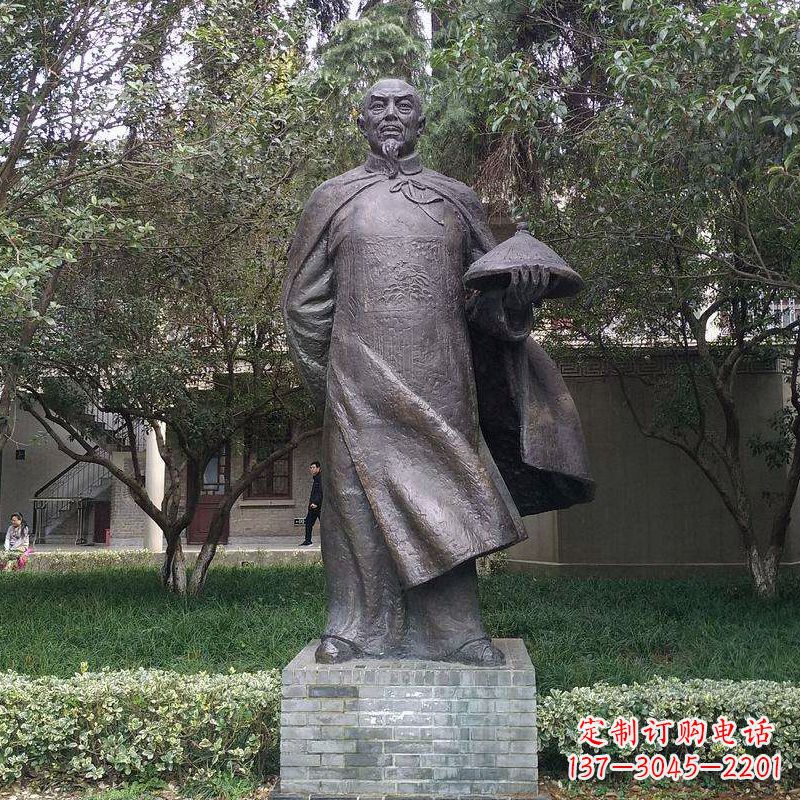 聊城传承晚清民族英雄林则徐精铸雕塑