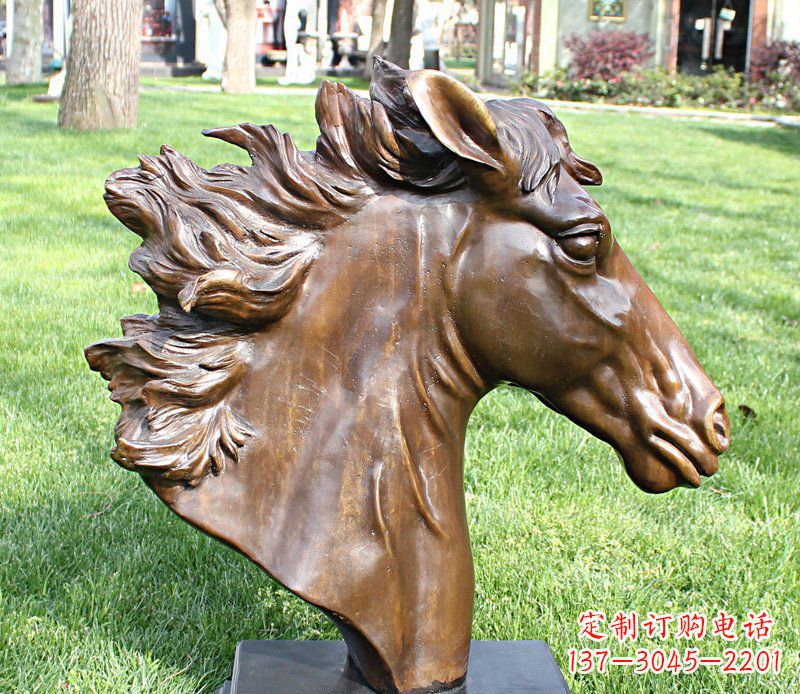 聊城马头铜雕工艺品