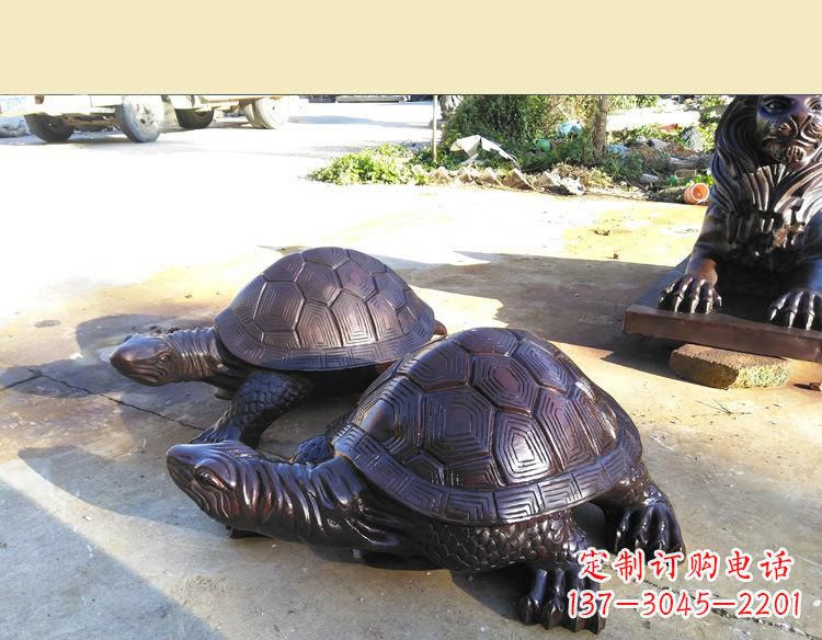 聊城温情乌龟铜雕