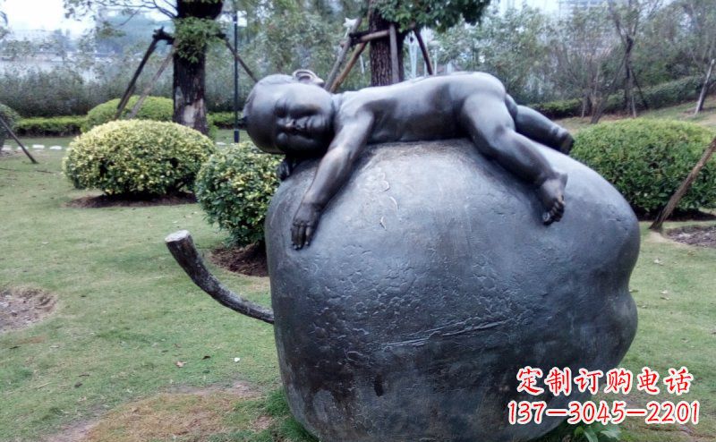聊城精致可爱的苹果雕塑