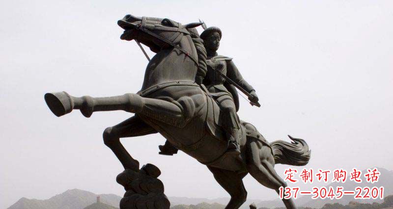 聊城西方风格骑马雕塑