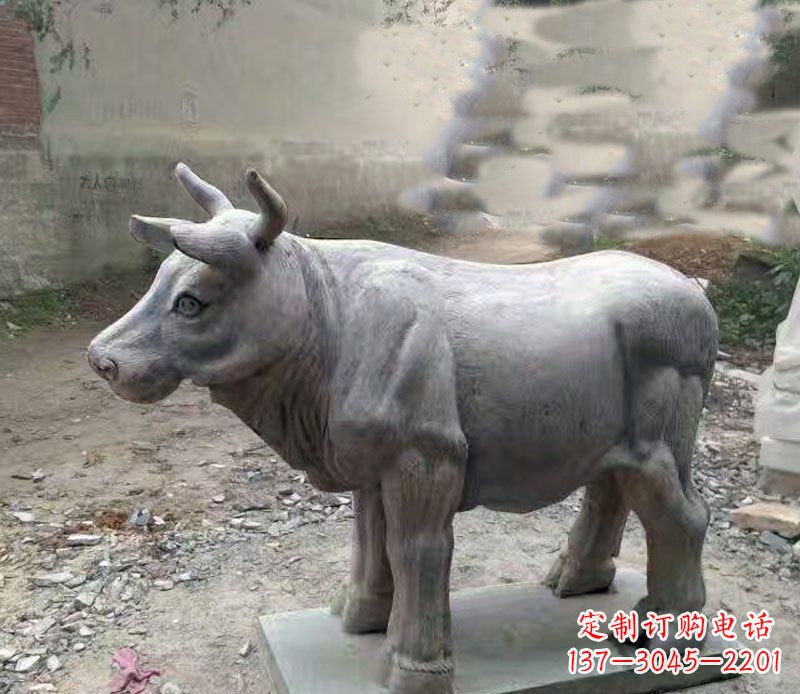 聊城艺术匠心 ─── 青石牛石雕塑