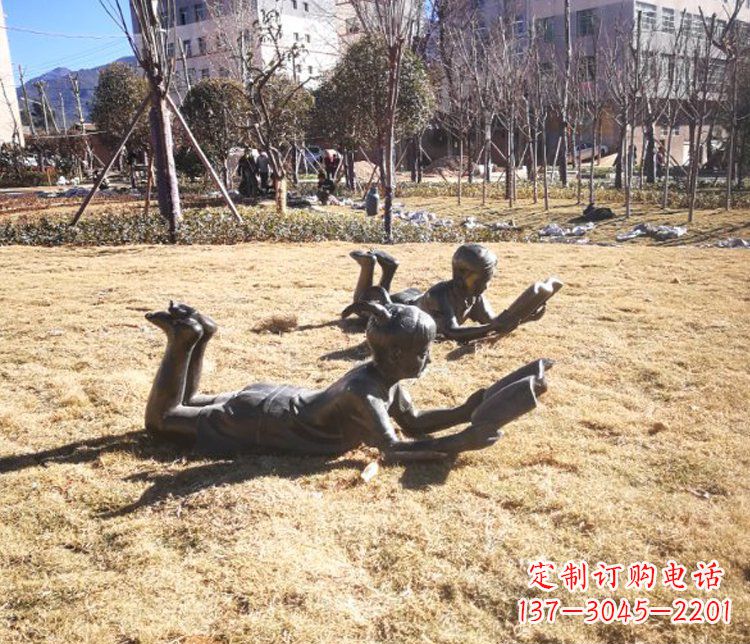 聊城精致的儿童仿铜雕塑