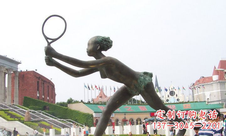 聊城精致羽毛球铜雕