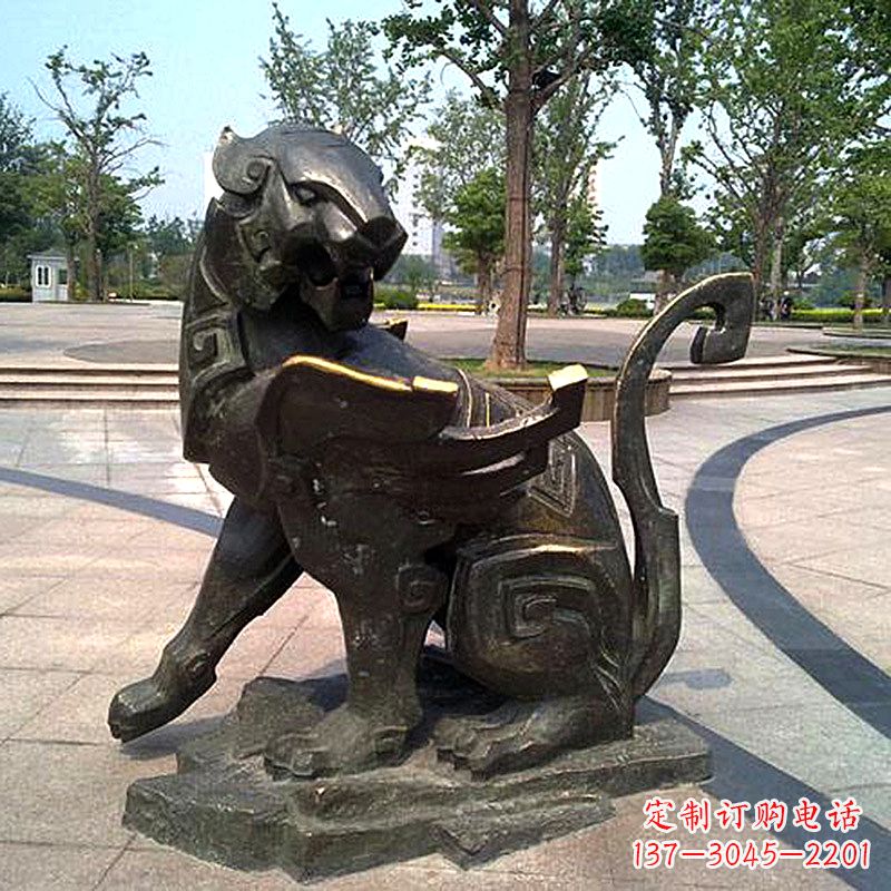 聊城中领雕塑——精美独特的貔貅雕塑