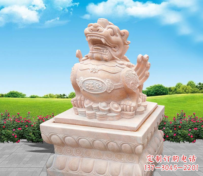 聊城财神貔貅雕塑