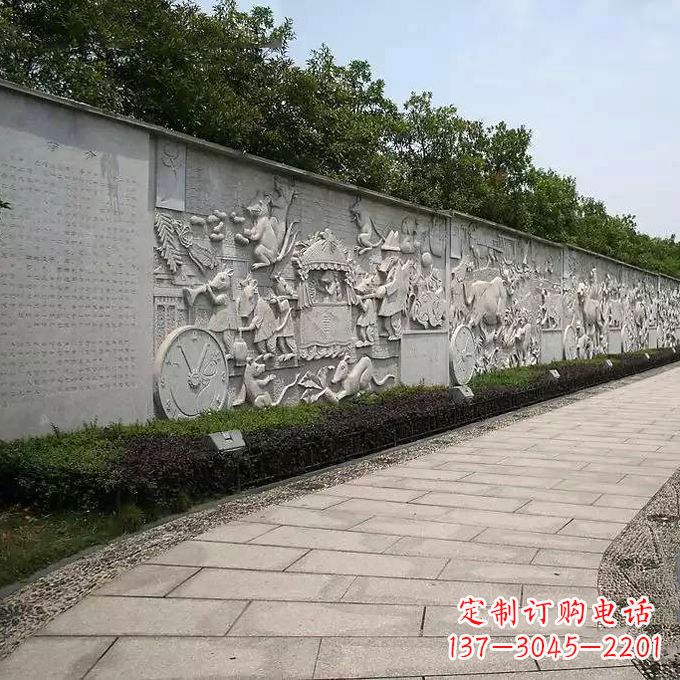 聊城领雕塑 | 十二生肖文化浮雕