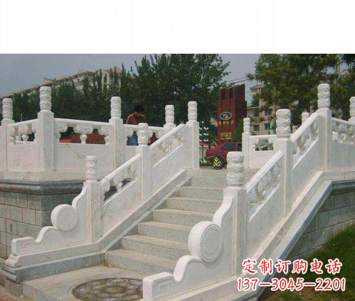 聊城精美大理石栏板雕塑