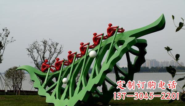聊城不锈钢树叶雕塑