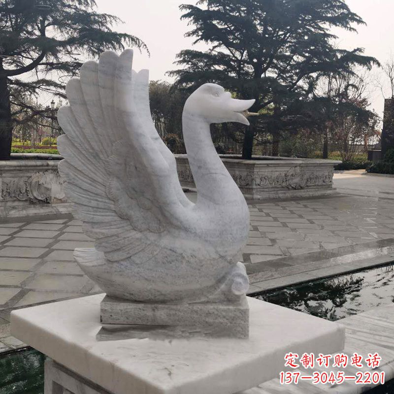 聊城精致的天鹅石雕塑