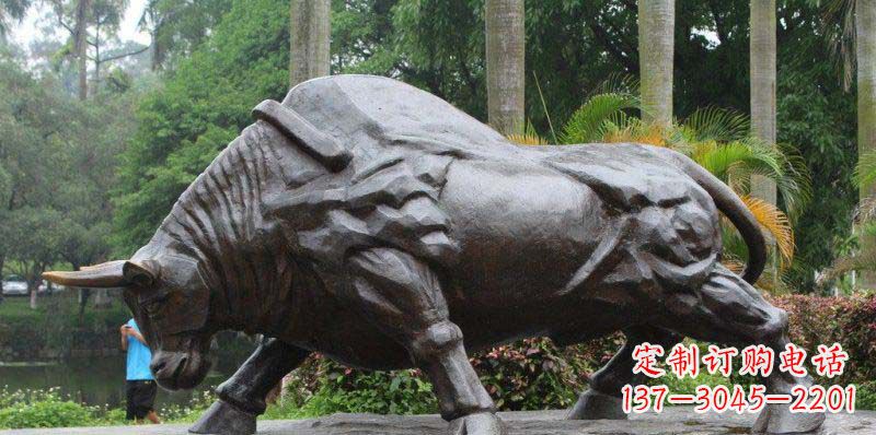 聊城拓荒牛精美铜雕