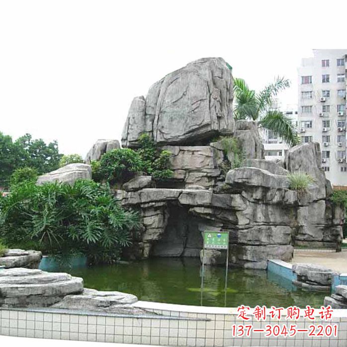 聊城精美假山雕塑