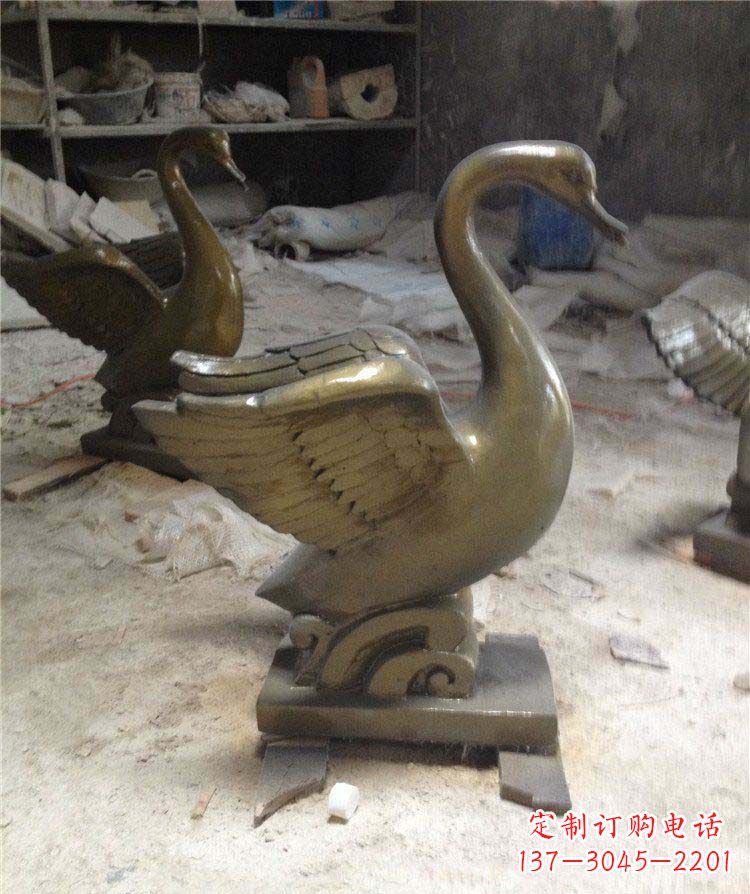 聊城中领雕塑 | 精美天鹅雕塑