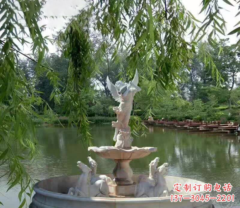 聊城公园天使景观石雕