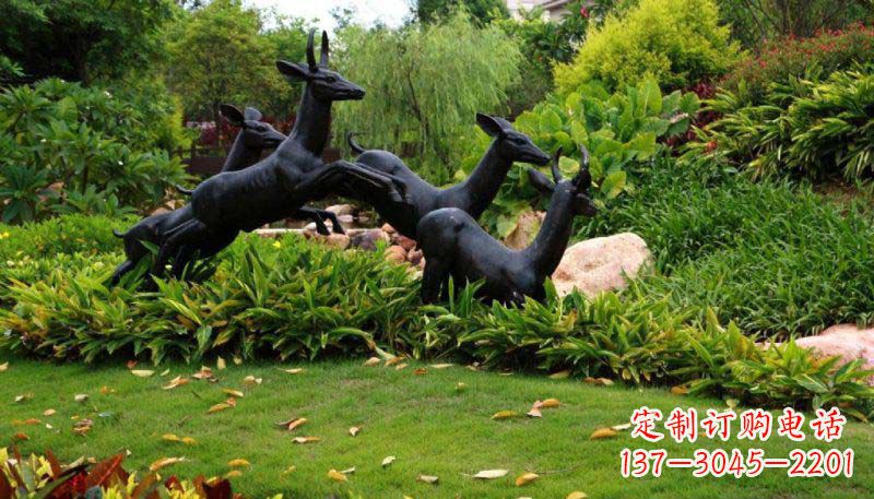 聊城活力无限的动物铜雕