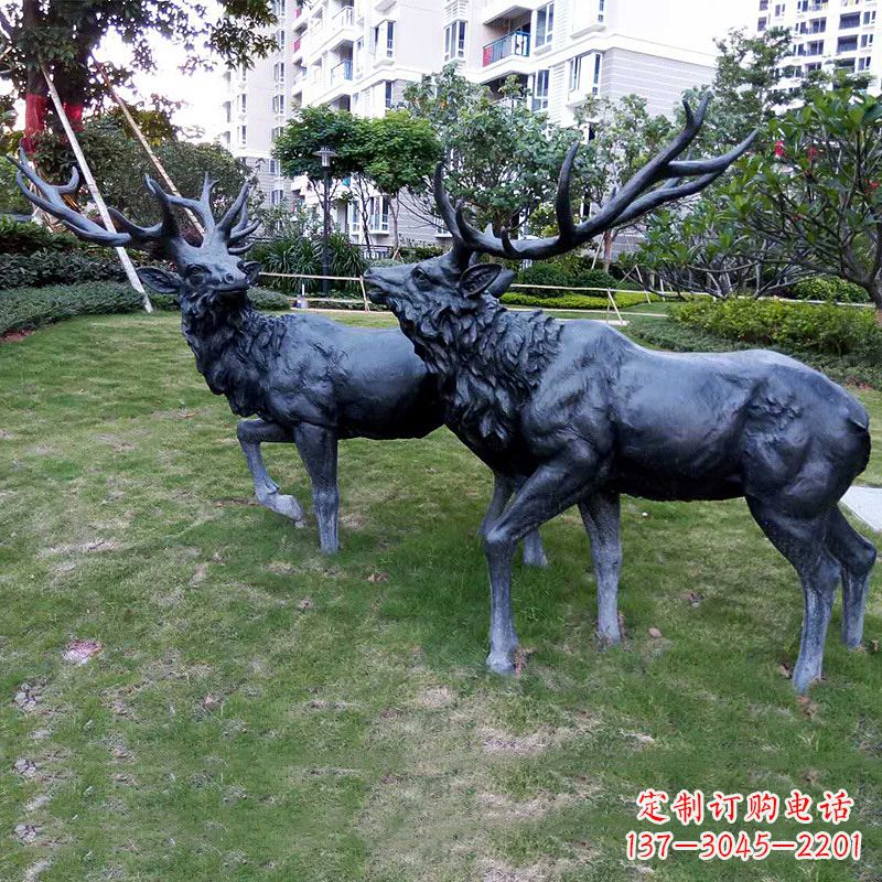 聊城自然风格动物铜雕塑