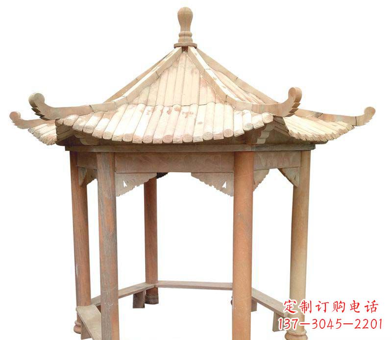 聊城精美六角凉亭雕塑