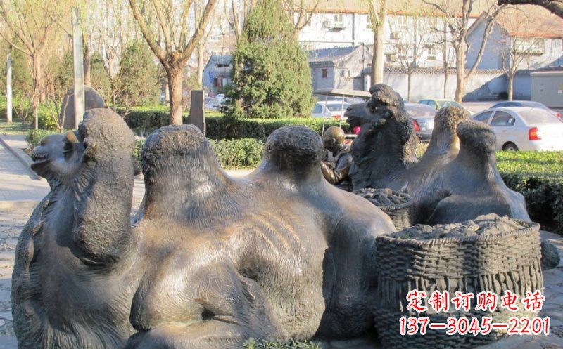 聊城特大型骆驼铜雕