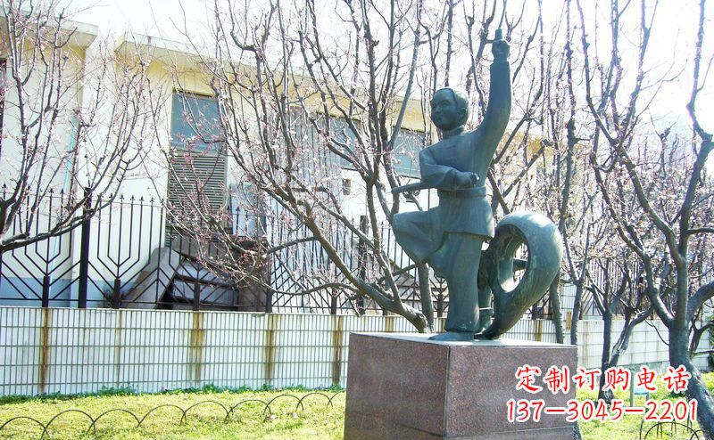 聊城精致细腻的老人铜雕