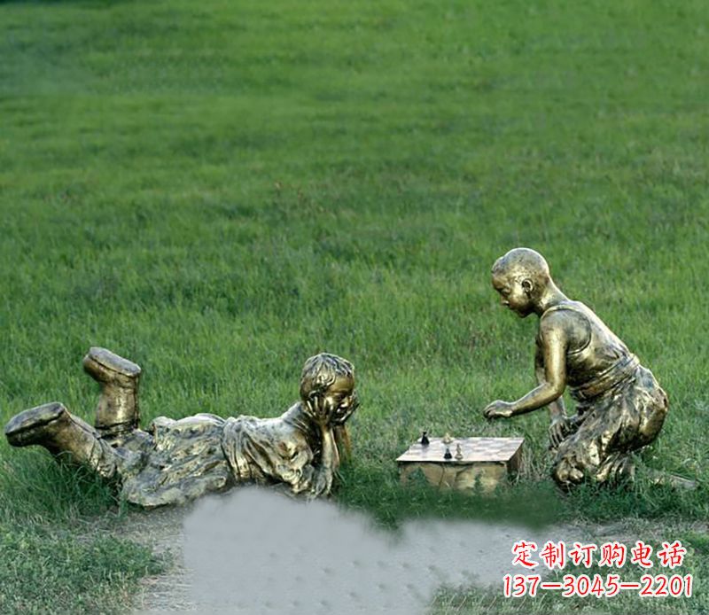 聊城优雅精致的儿童铜雕
