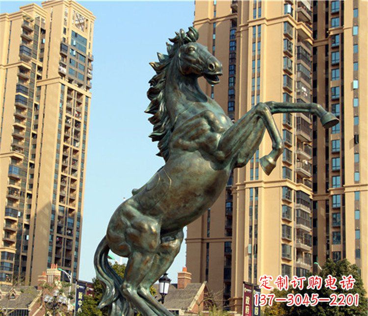 聊城中领雕塑充满细节的动物铜雕