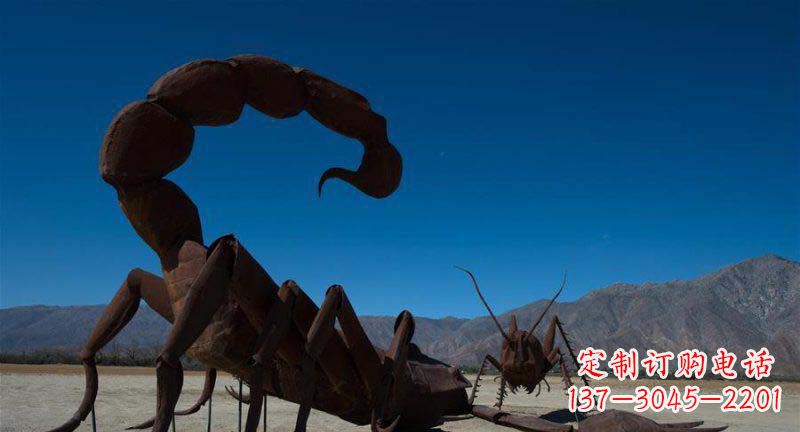 聊城中领雕塑精美铜雕蝎子雕塑