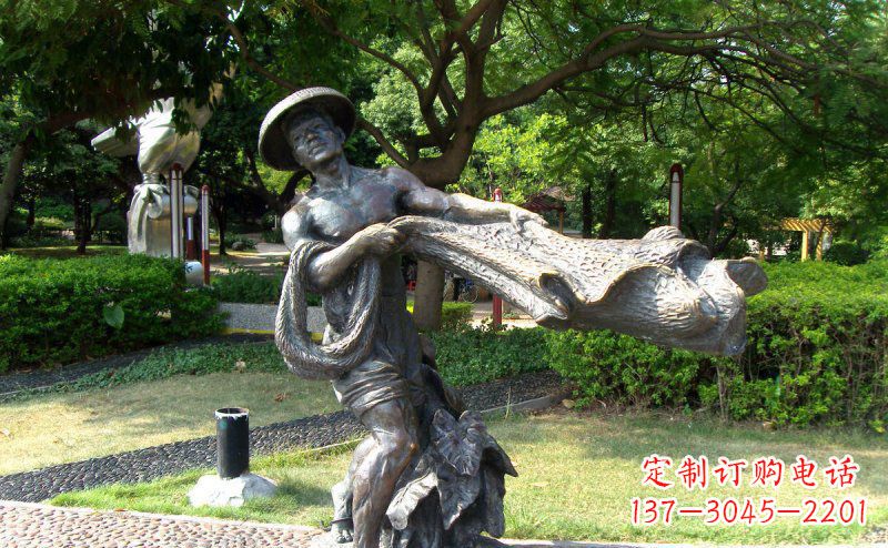 聊城渔民铜雕—— 带您体验渔夫传统文化