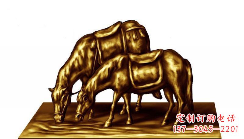 聊城中领雕塑精美铜制动物雕塑