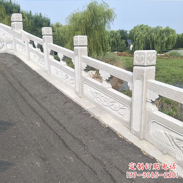 聊城独特的大理石栏杆护栏雕塑,让公园更加精致