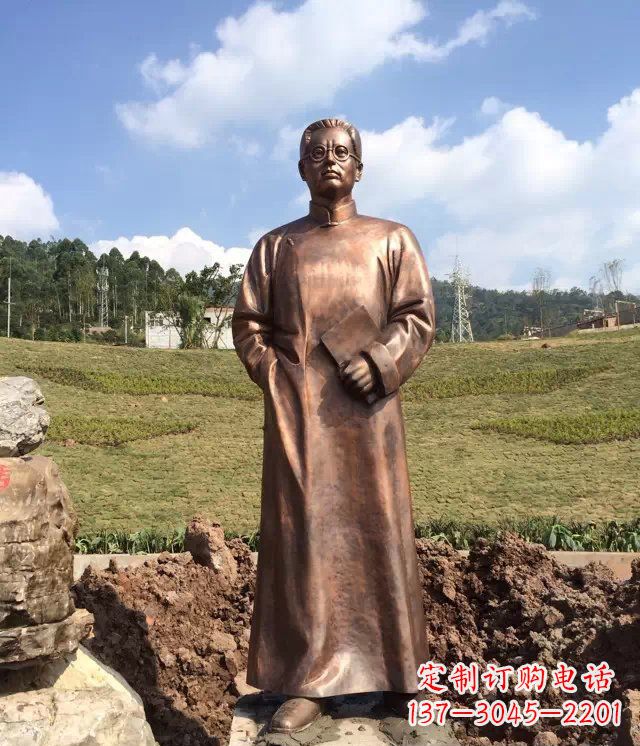 聊城陶行知雕塑珍贵的纪念收藏品