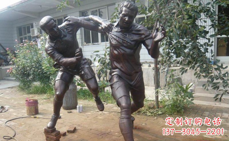 聊城领雕塑卓越的足球雕塑技艺