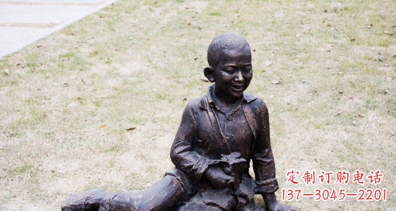聊城儿童景观铜雕
