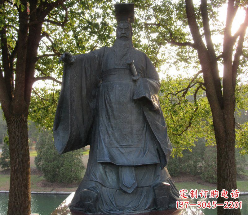 聊城精美刘邦铜雕,历史悠久,每一块都是绝世精品!