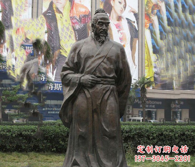 聊城传承历史,激发灵感——李时珍铜雕