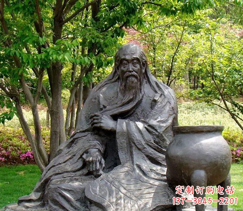 聊城古代名人铜雕