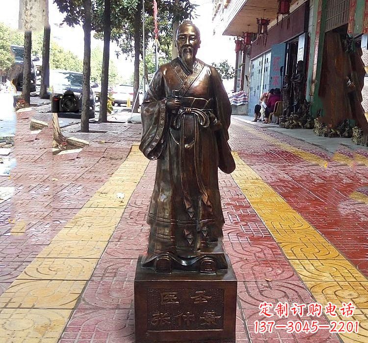 聊城张仲景全新铜雕系列