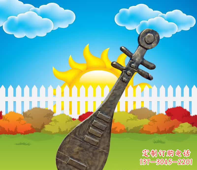 聊城精美古典琵琶雕塑