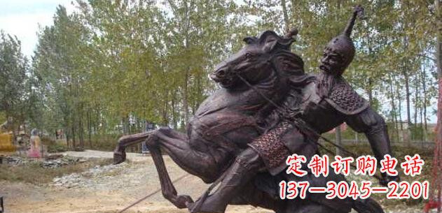聊城复古骑士马雕塑