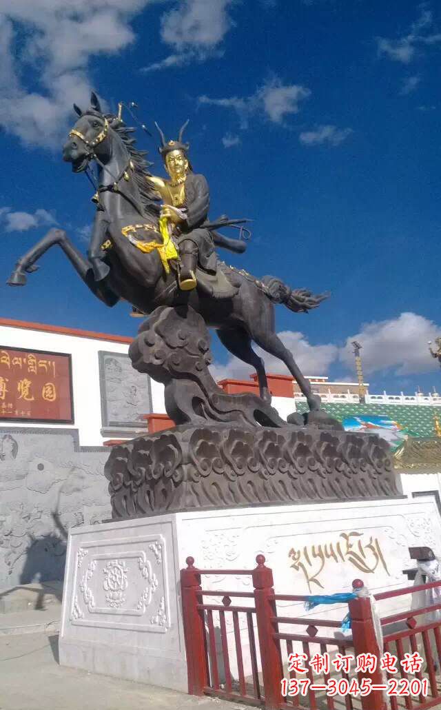聊城古典骑马人物雕塑