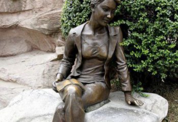聊城中领雕塑精美 静谧 的女人铜雕